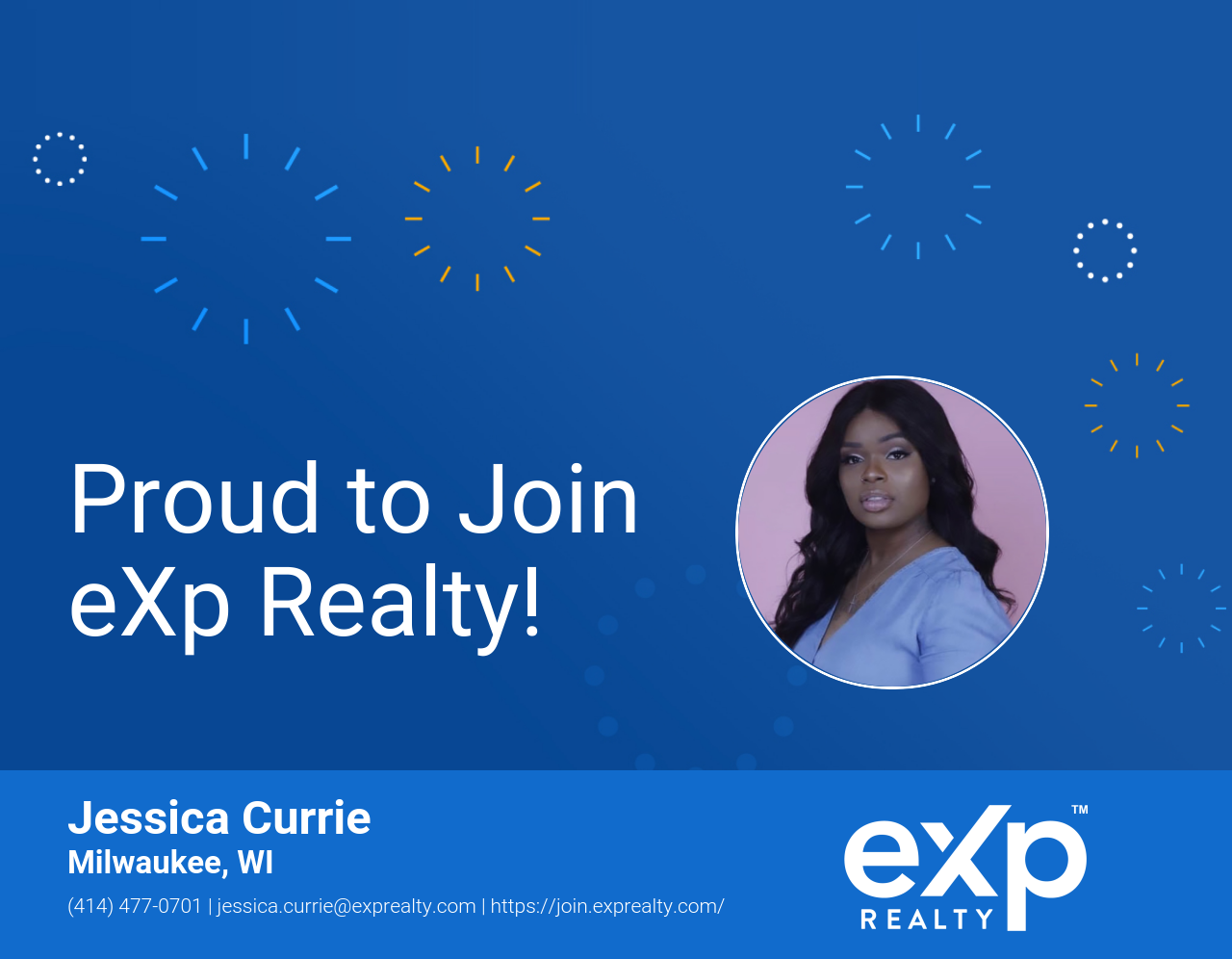 Jessica Currie Joined eXp Realty!