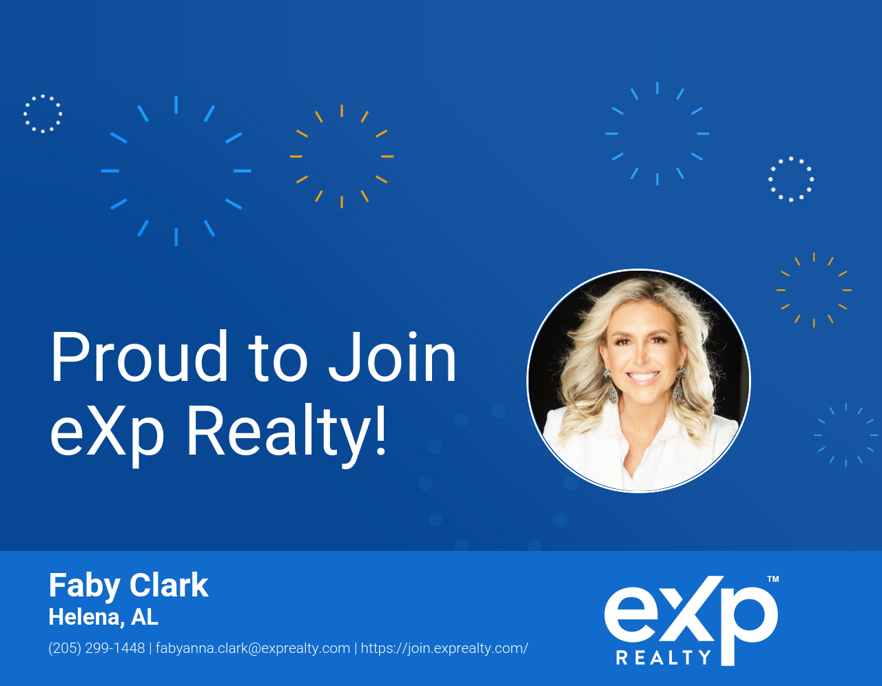 Faby Clark Joined eXp Realty!