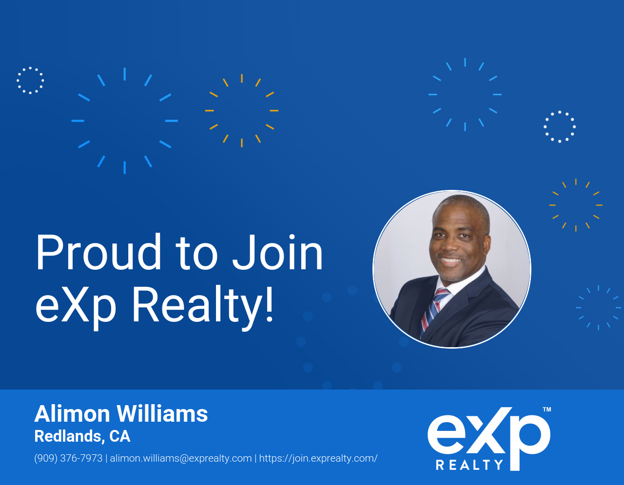 Alimon Williams Joined eXp Realty!