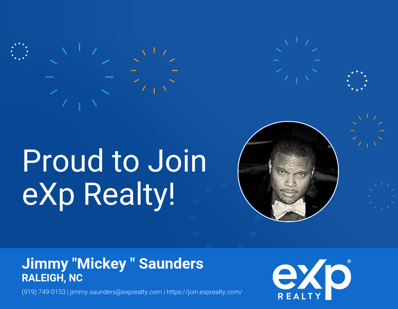Jimmy “Mickey ” Saunders Joined eXp Realty!