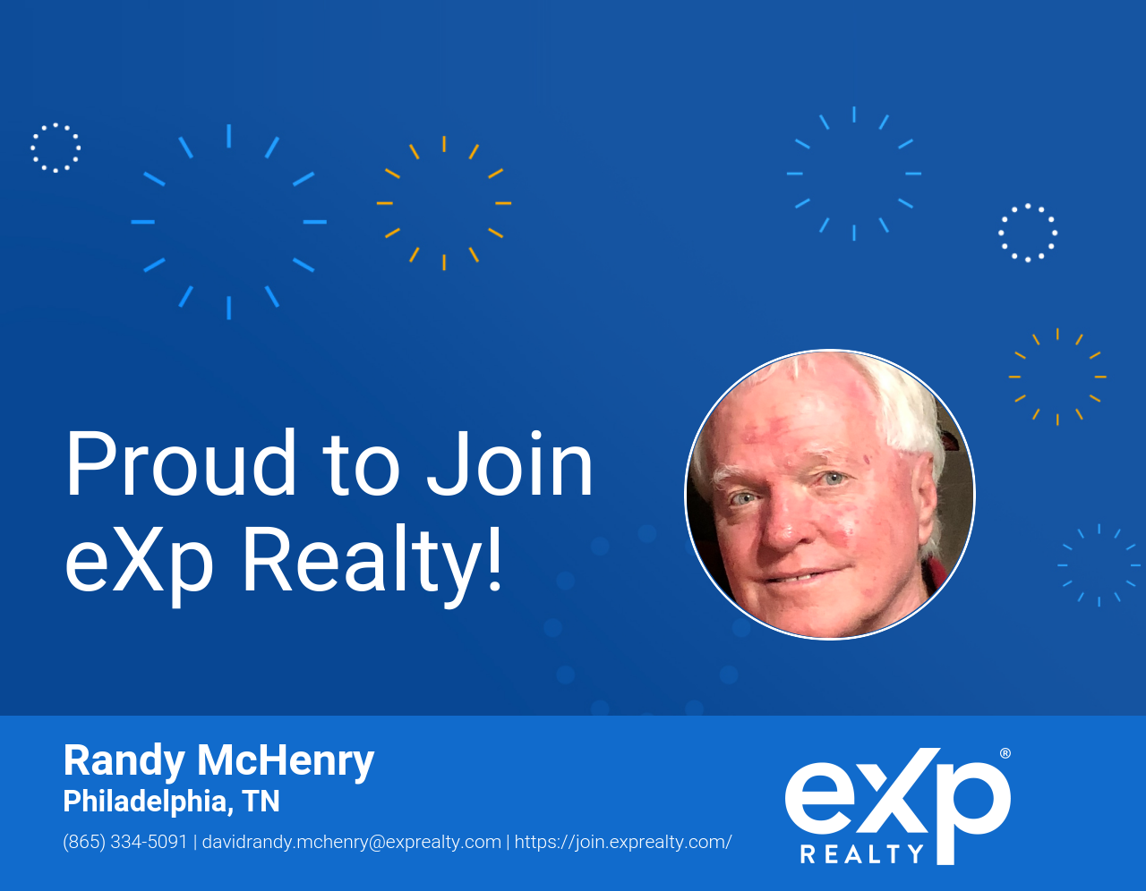 Randy McHenry Joined eXp Realty!