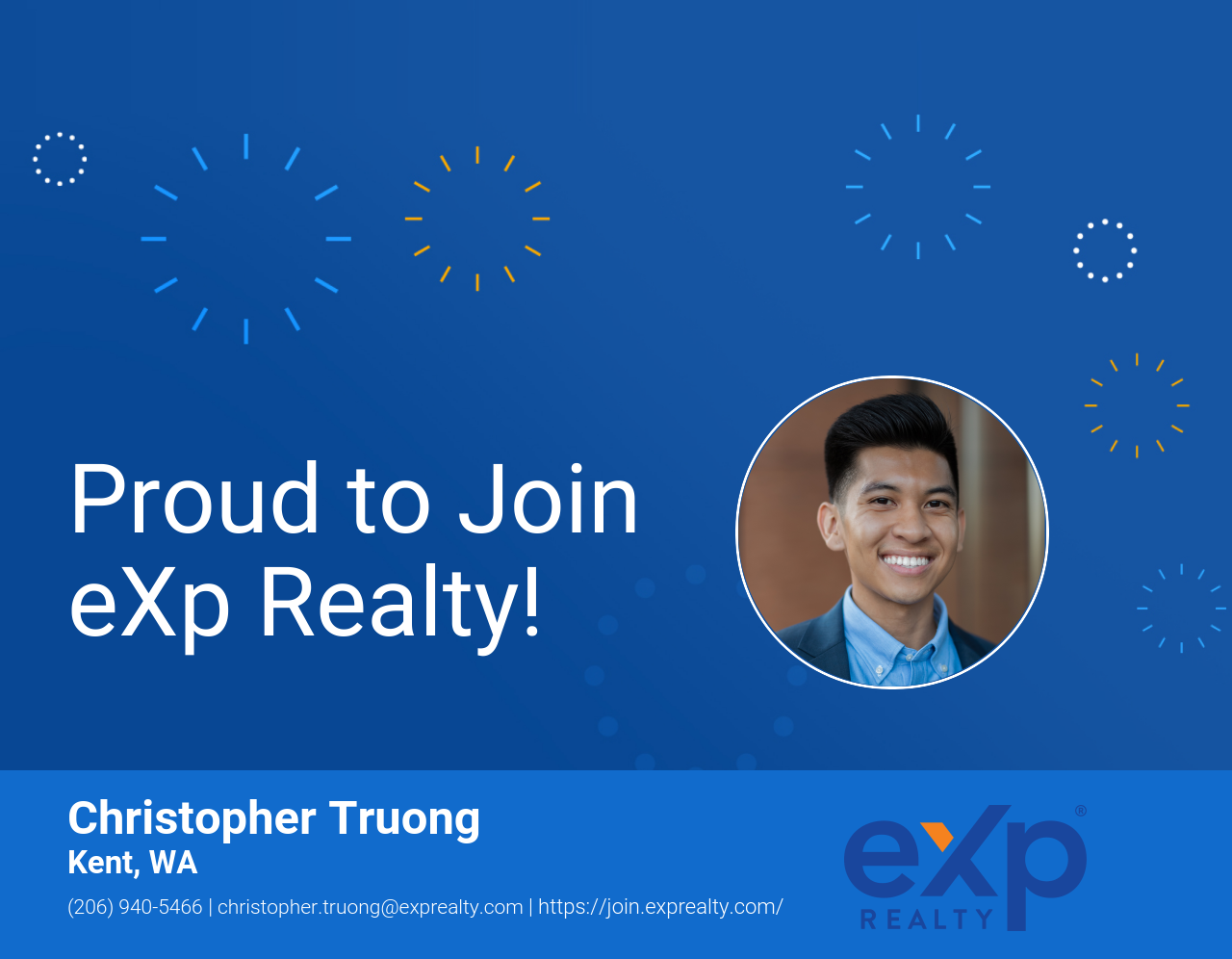 Christopher Truong Joined eXp Realty!
