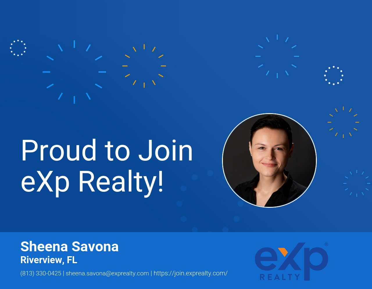 eXp Realty Welcomes Sheena Savona!