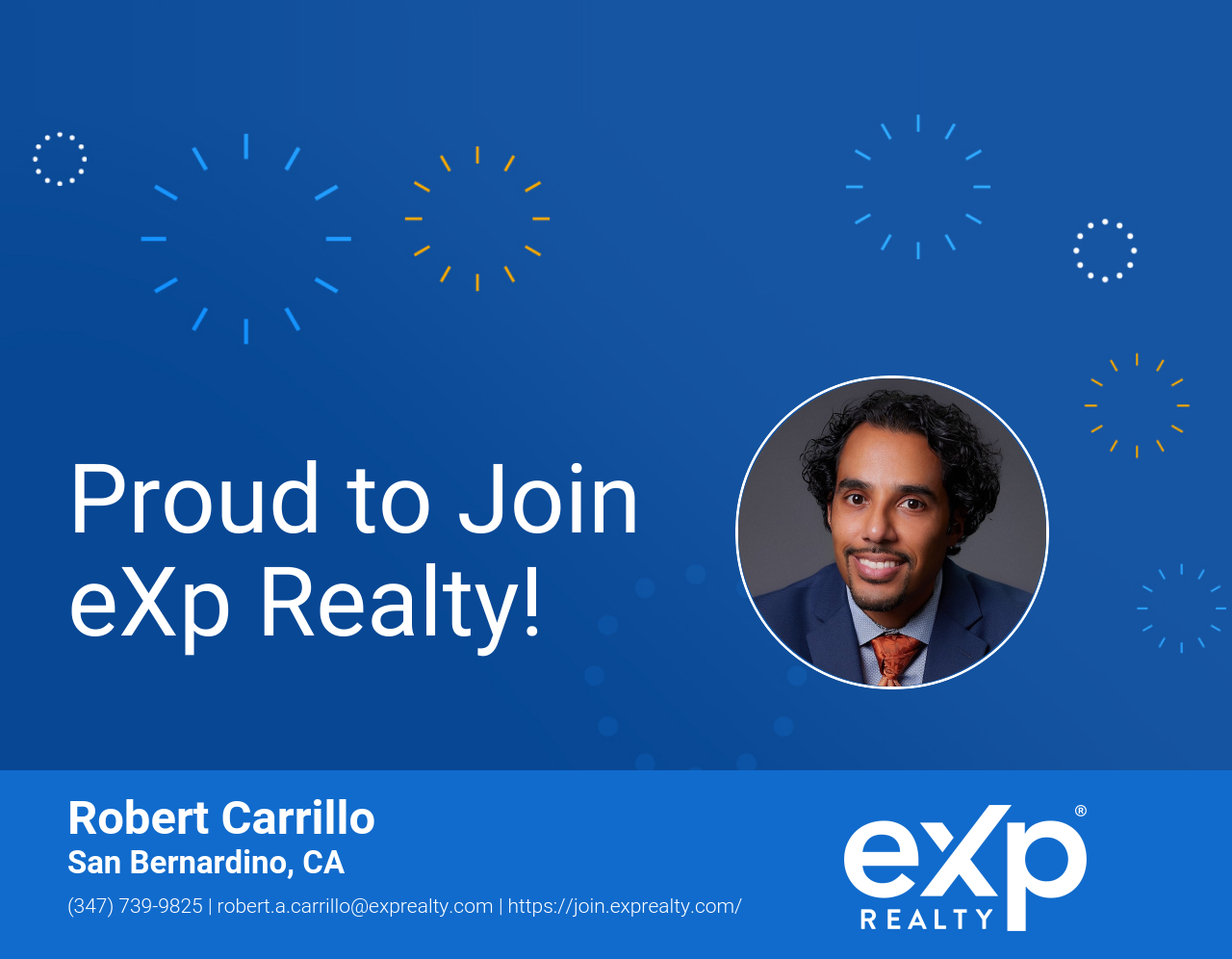 Robert Carrillo Joined eXp Realty!