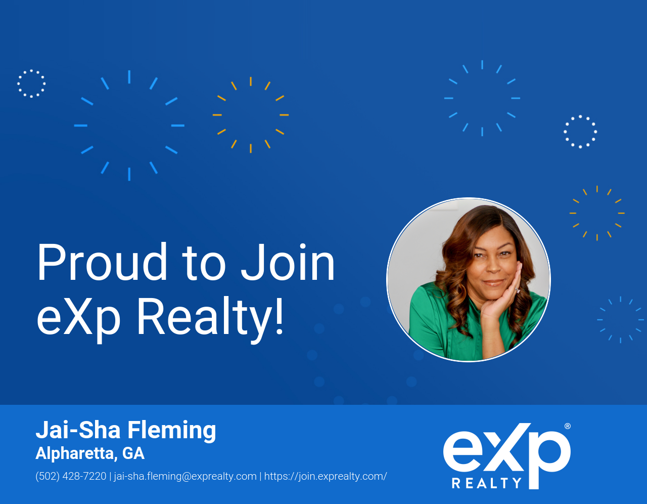 Jai-Sha Fleming Joined eXp Realty!
