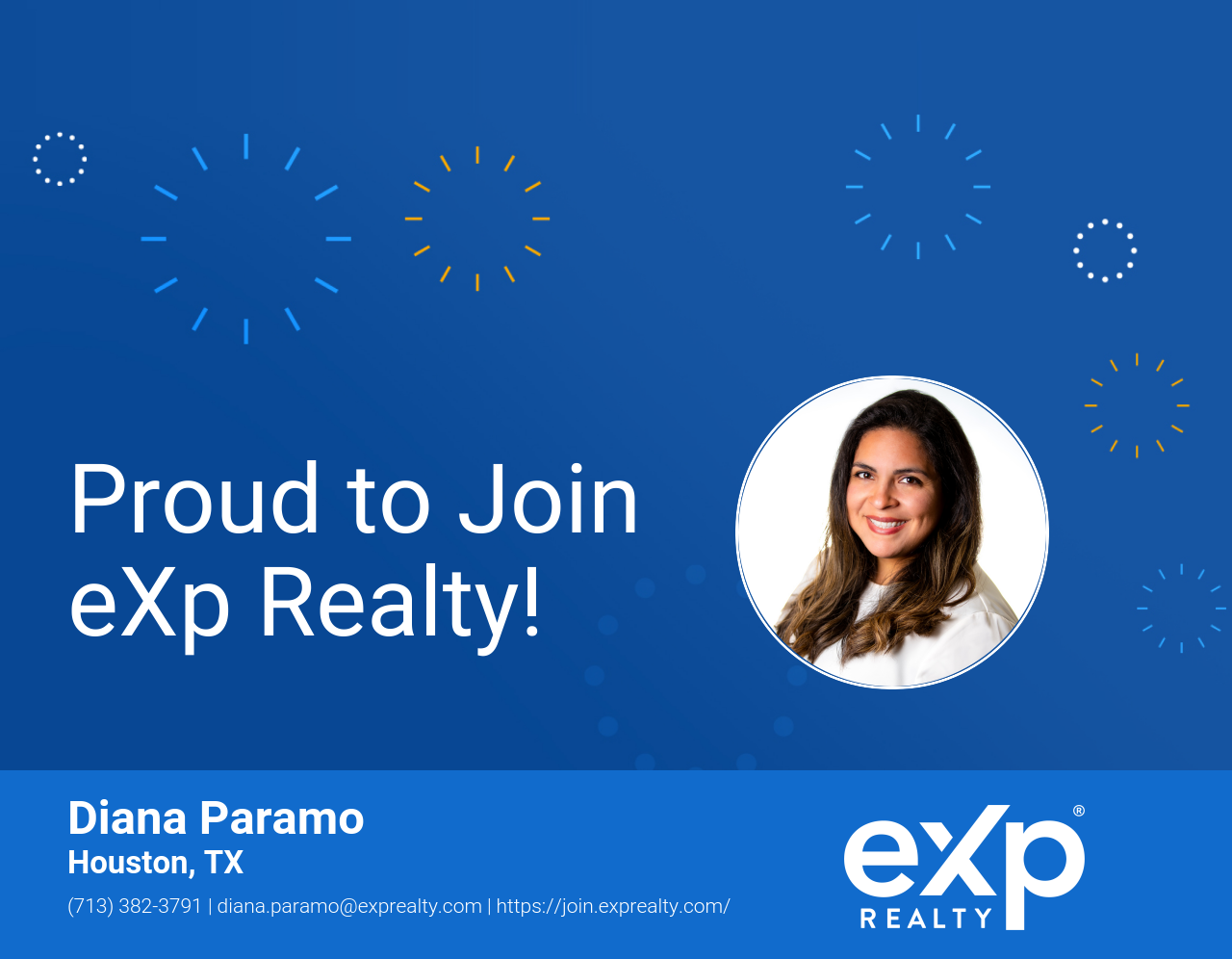Diana Paramo Joined eXp Realty!