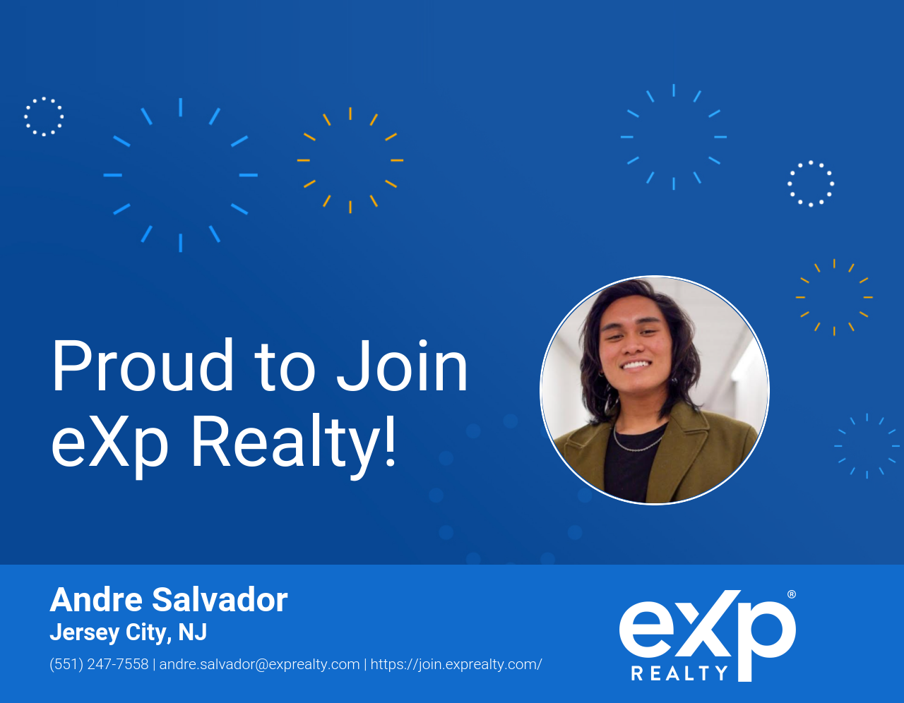 Andre Salvador Joined eXp Realty!
