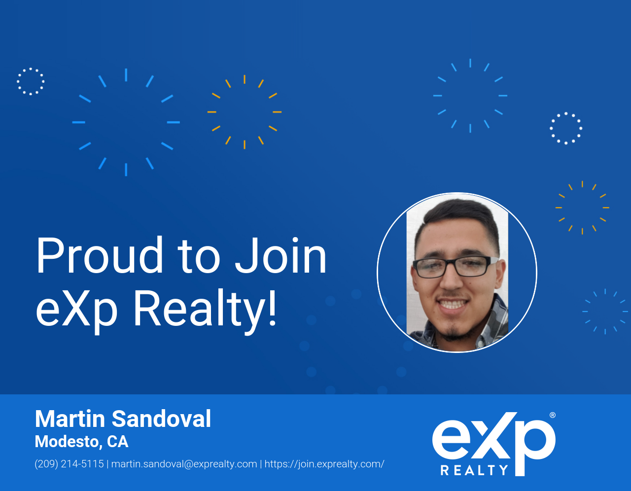 eXp Realty Welcomes Martin Sandoval!