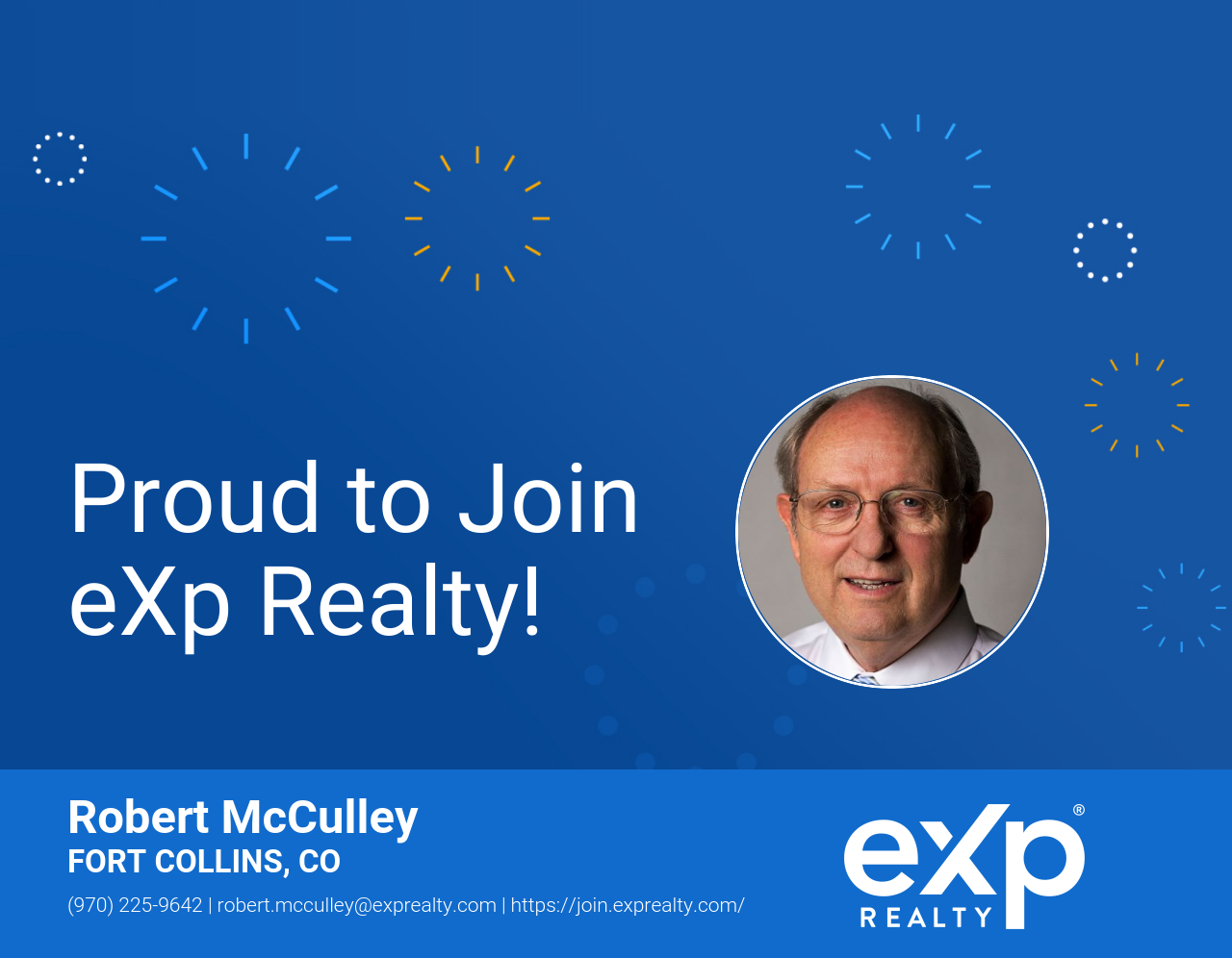 Robert McCulley Joined eXp Realty!