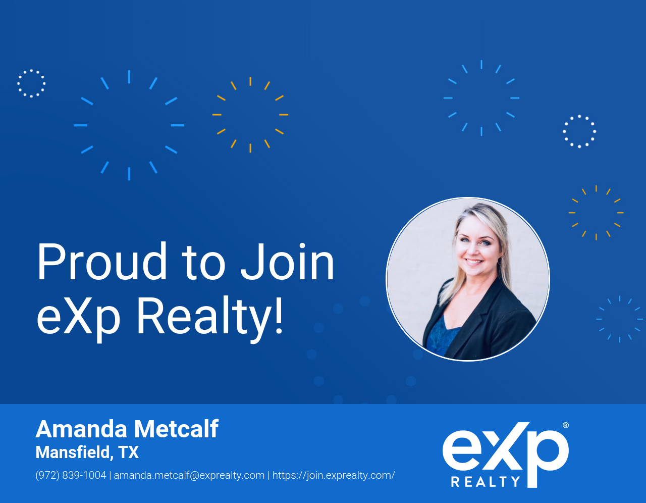 eXp Realty Welcomes Amanda Metcalf!
