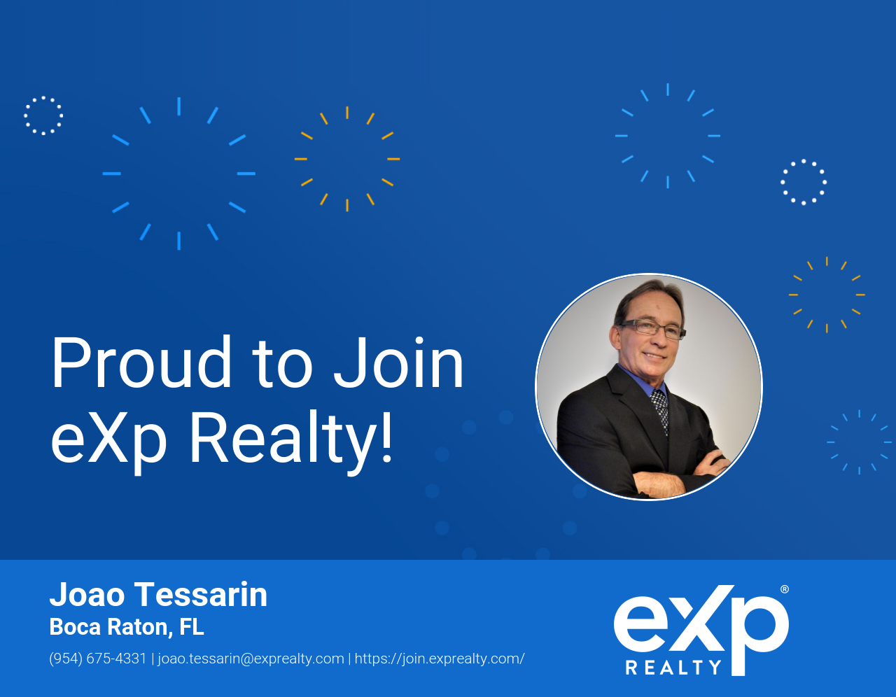 eXp Realty Welcomes Joao Tessarin!