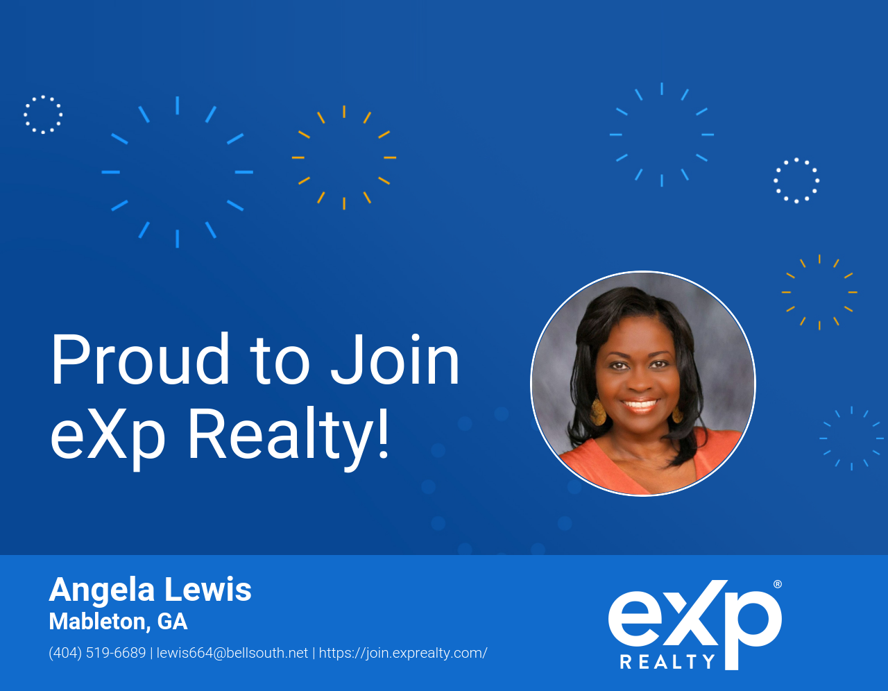 Angela Lewis Joined eXp Realty!