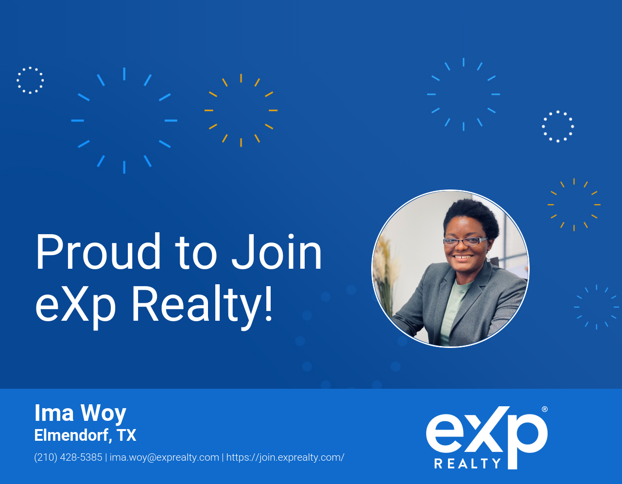 eXp Realty Welcomes Ima Woy!