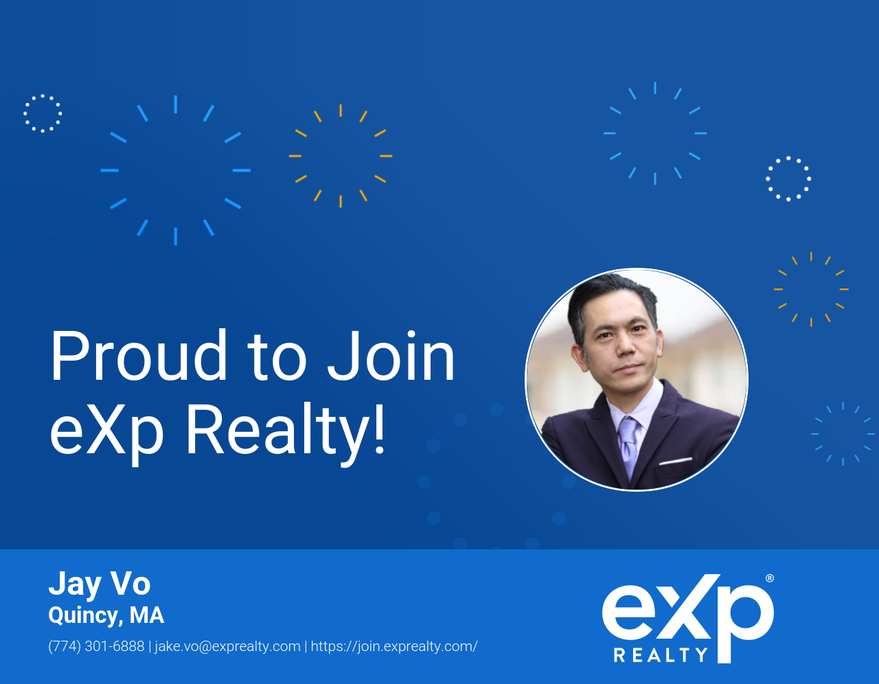 eXp Realty Welcomes  Jay Vo!