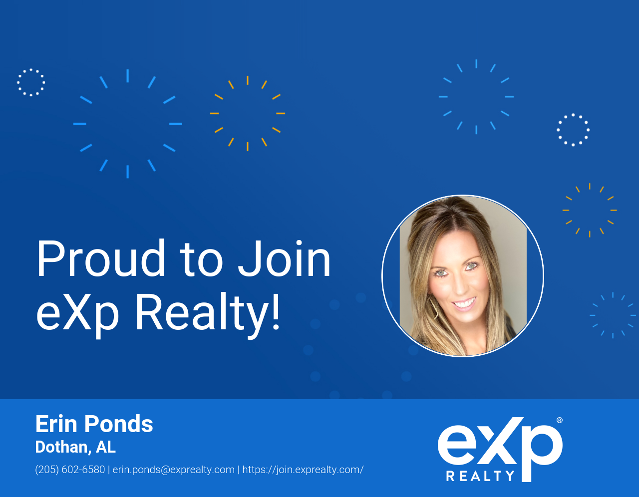 Erin Ponds Joined eXp Realty!