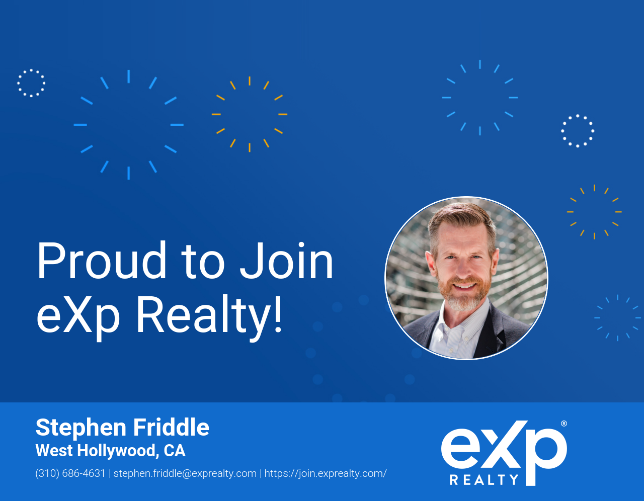 Stephen Friddle Joined eXp Realty!