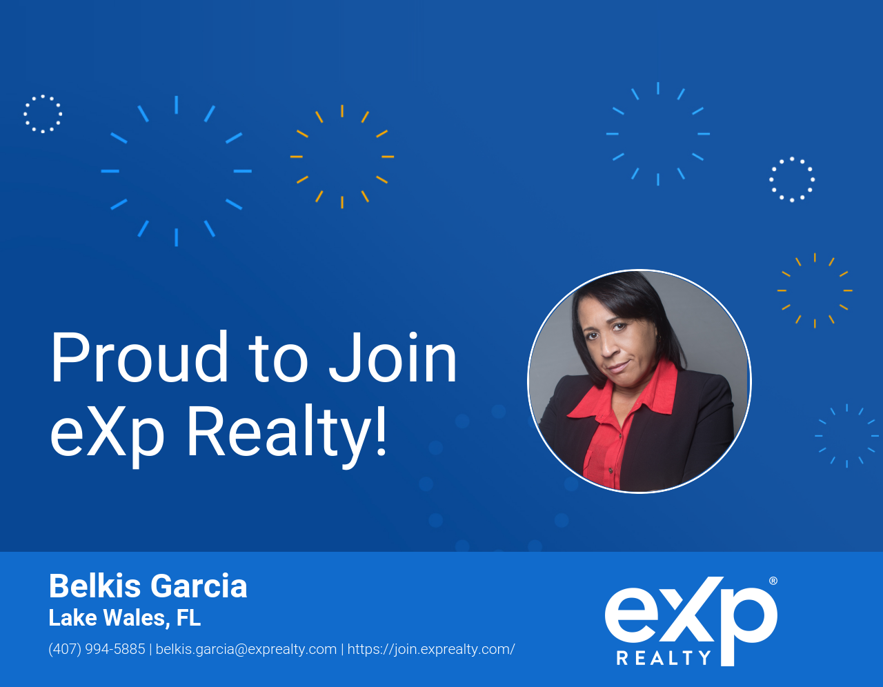 Belkis Garcia Joined eXp Realty!