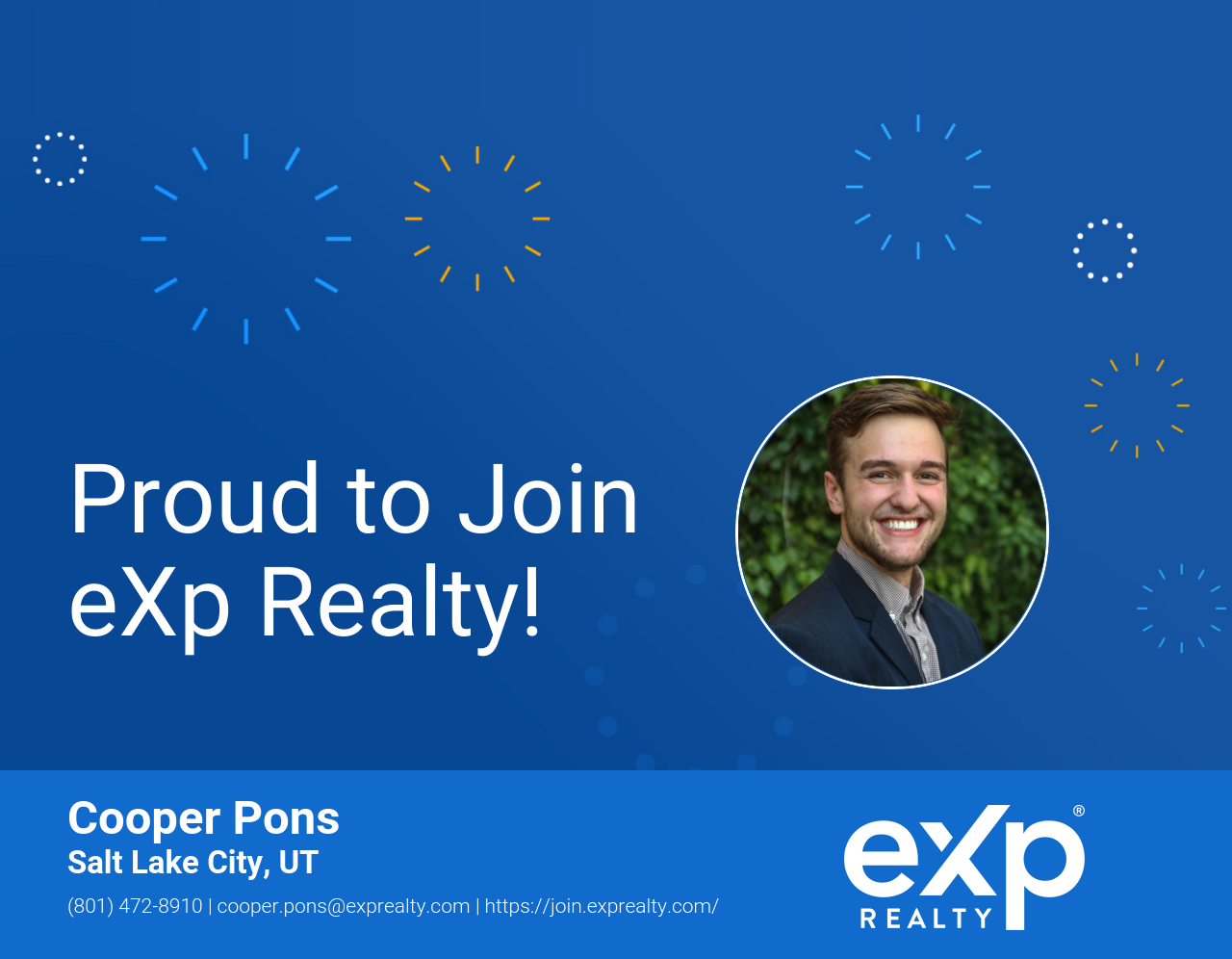 eXp Realty Welcomes Cooper Pons!