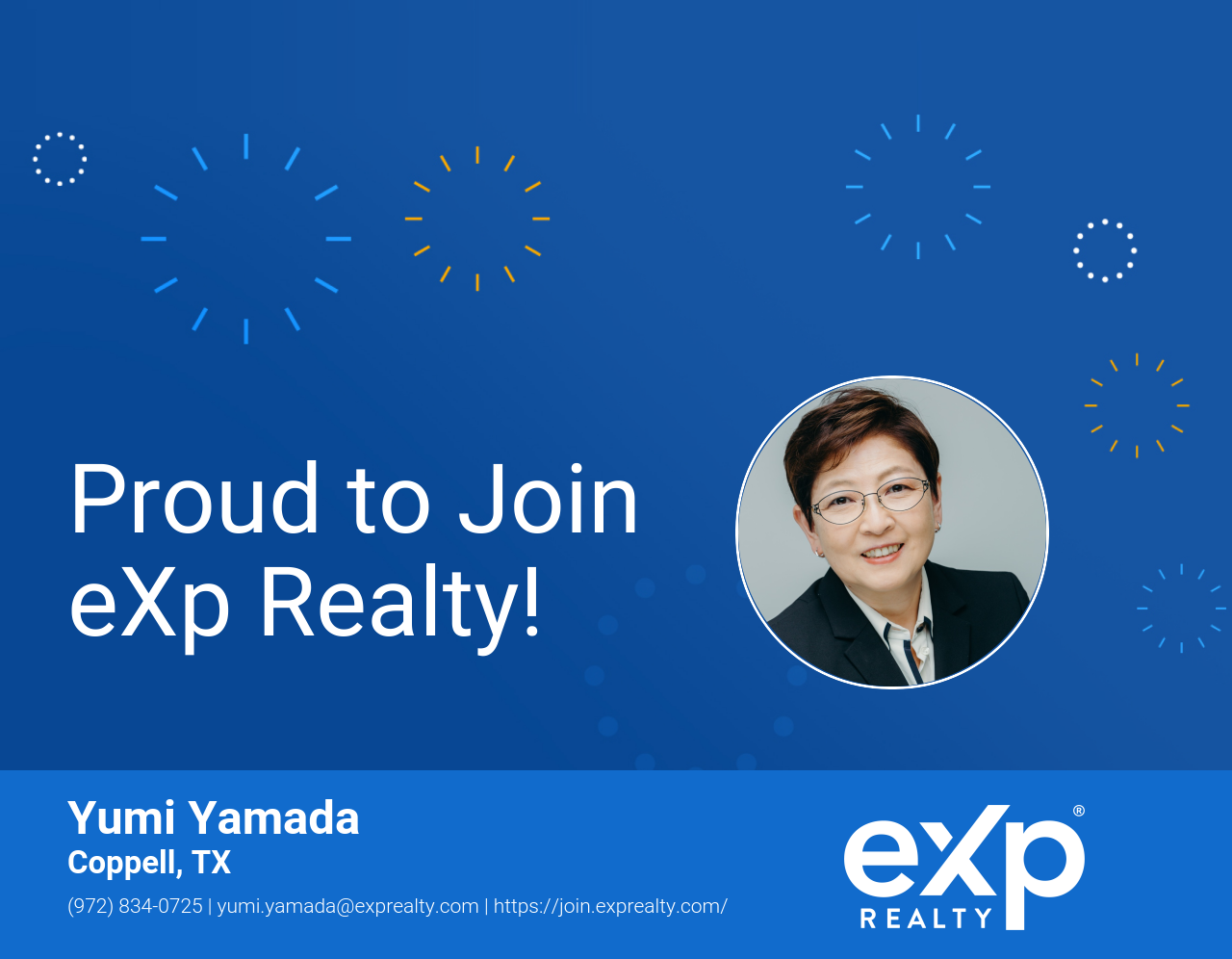 Yumi Yamada Joined eXp Realty!