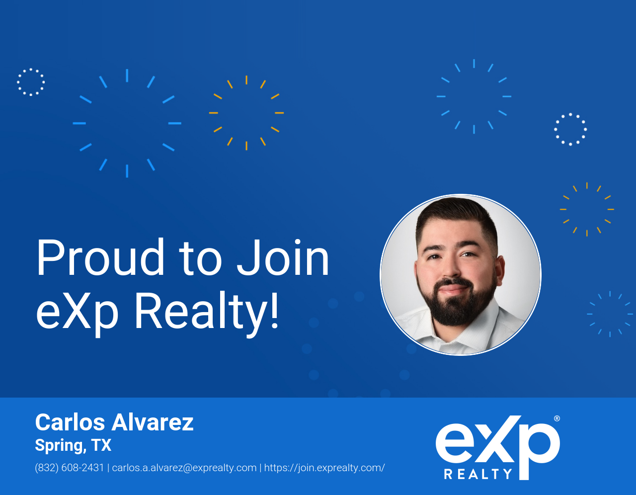 eXp Realty Welcomes Carlos Alvarez!