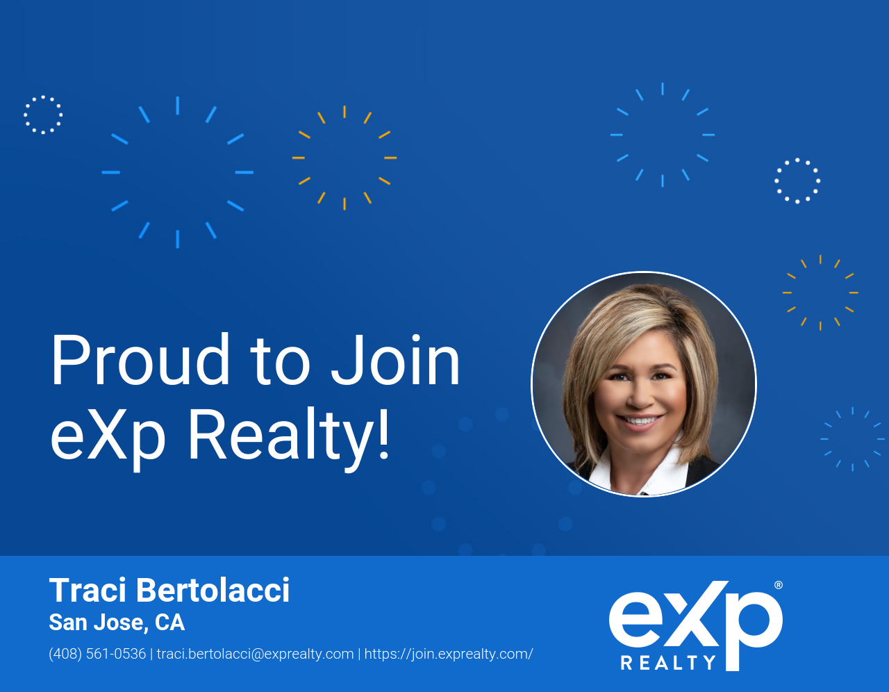 Traci Bertolacci Joined eXp Realty!