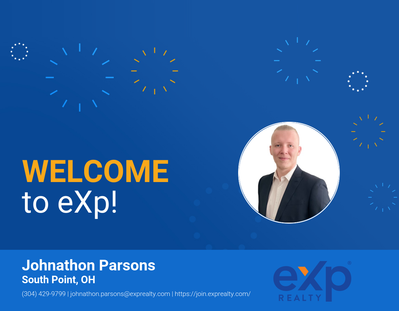 Johnathon Parsons Joined eXp Realty!