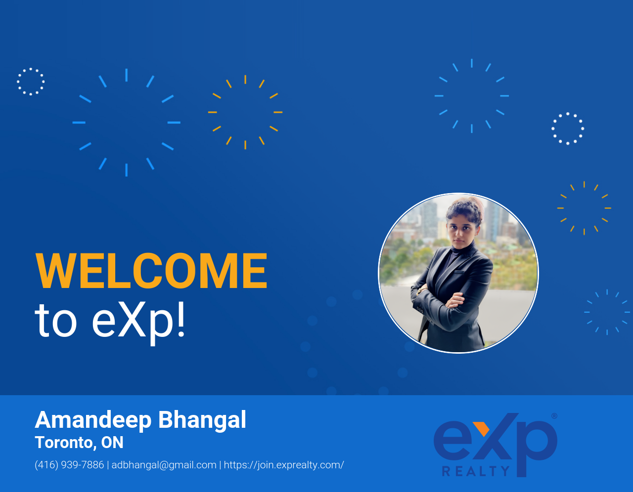 eXp Realty Welcomes Amandeep Bhangal!