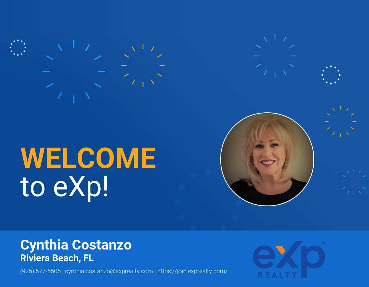 Cynthia Costanzo Joined eXp Realty!