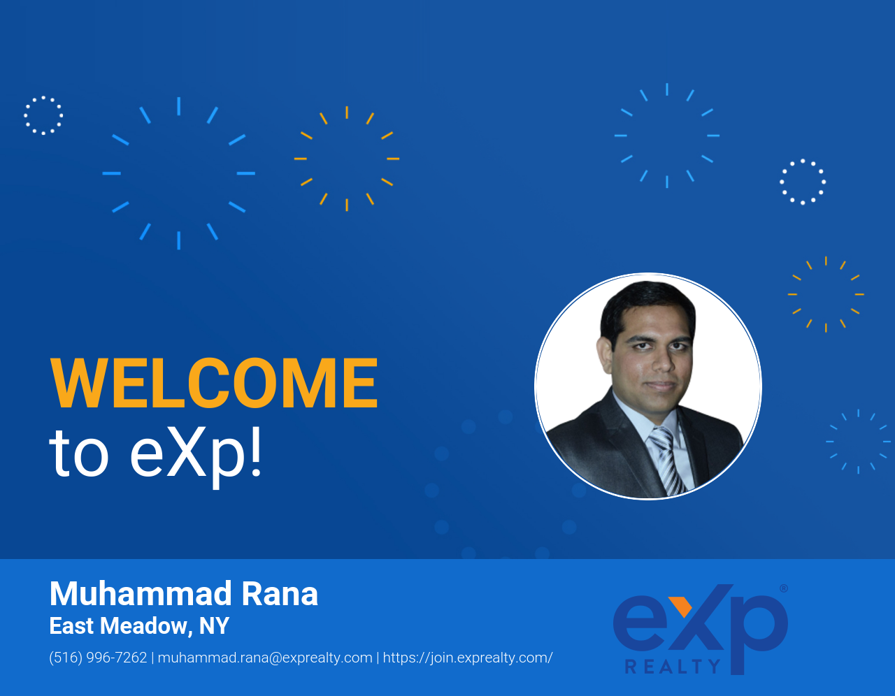 eXp Realty Welcomes Muhammad Rana!