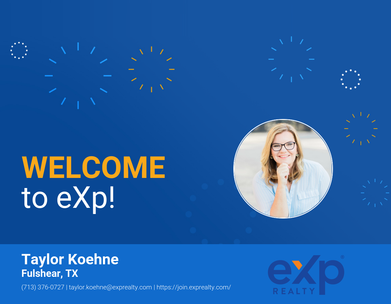 Taylor Koehne Joined eXp Realty!
