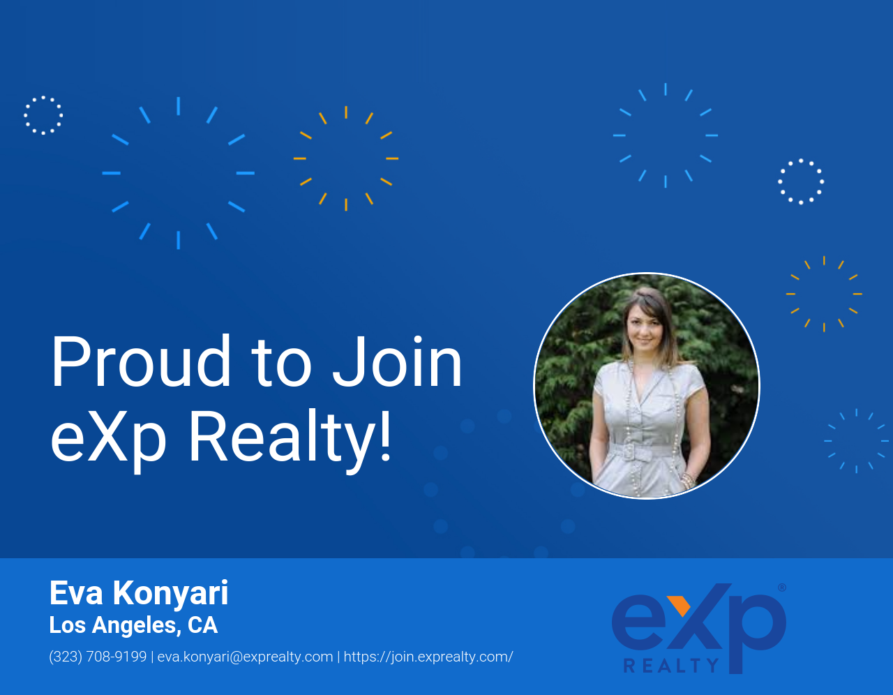 eXp Realty Welcomes Eva Konyari!