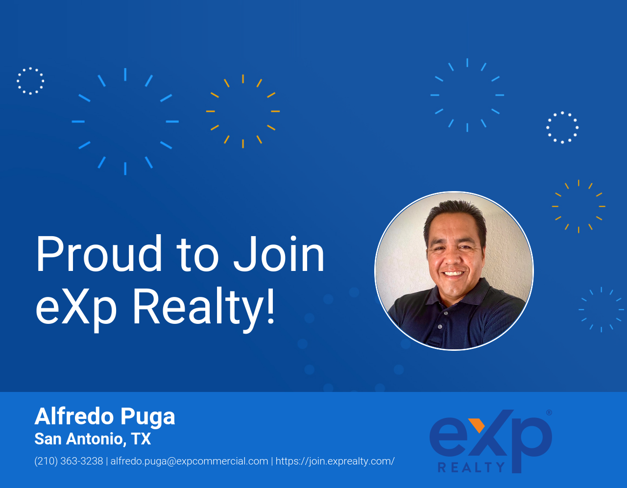 eXp Realty Welcomes Alfredo Puga!