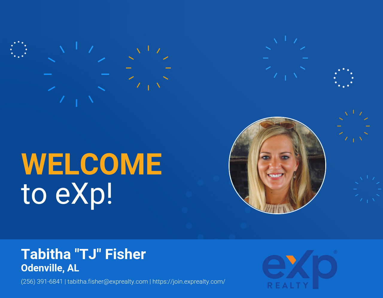 Tabitha “TJ” Fisher Joined eXp Realty!