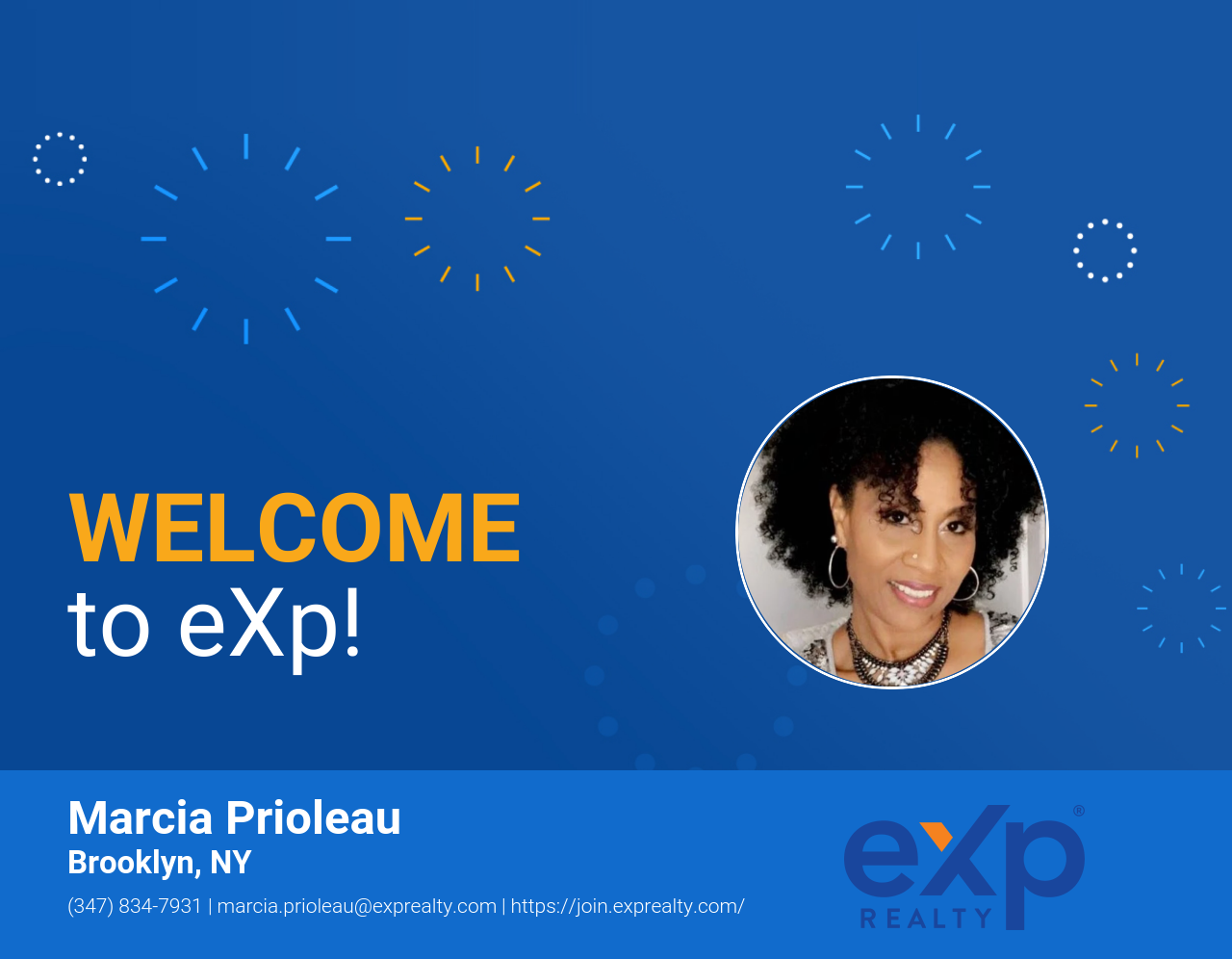Marcia Prioleau Joined eXp Realty!
