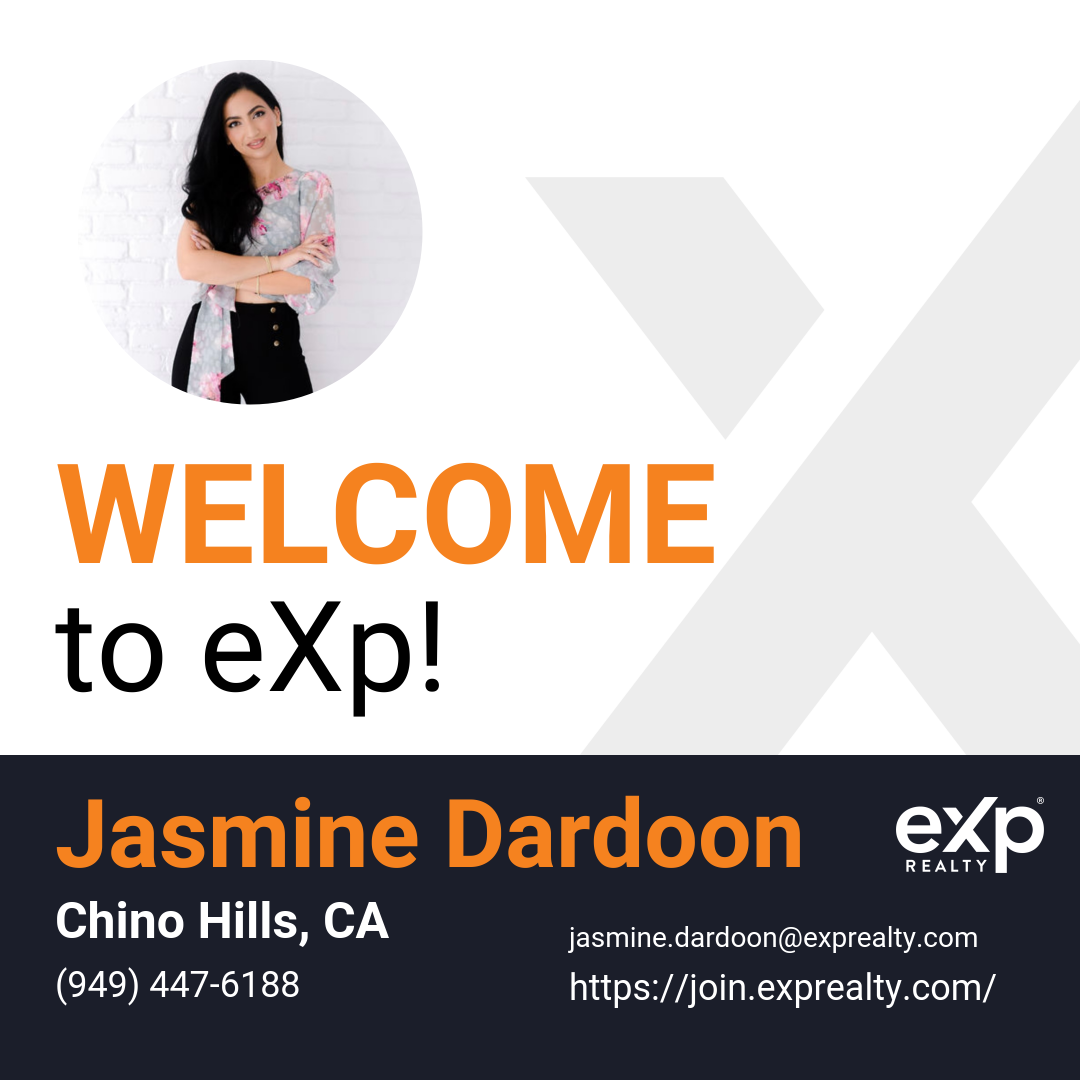 Jasmine Dardoon Joined eXp Realty!!