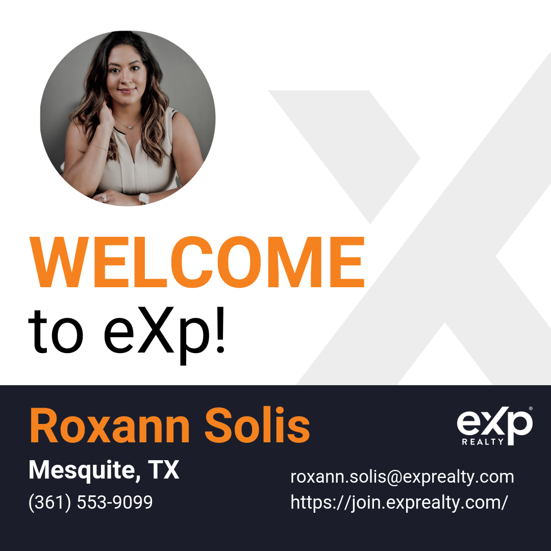 Roxann Solis Joined eXp Realty!!