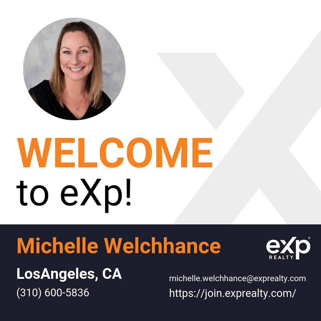 Welcome to eXp Realty Michelle Welchhance!