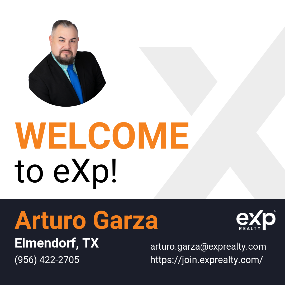 Welcome to eXp Realty Arturo Garza!