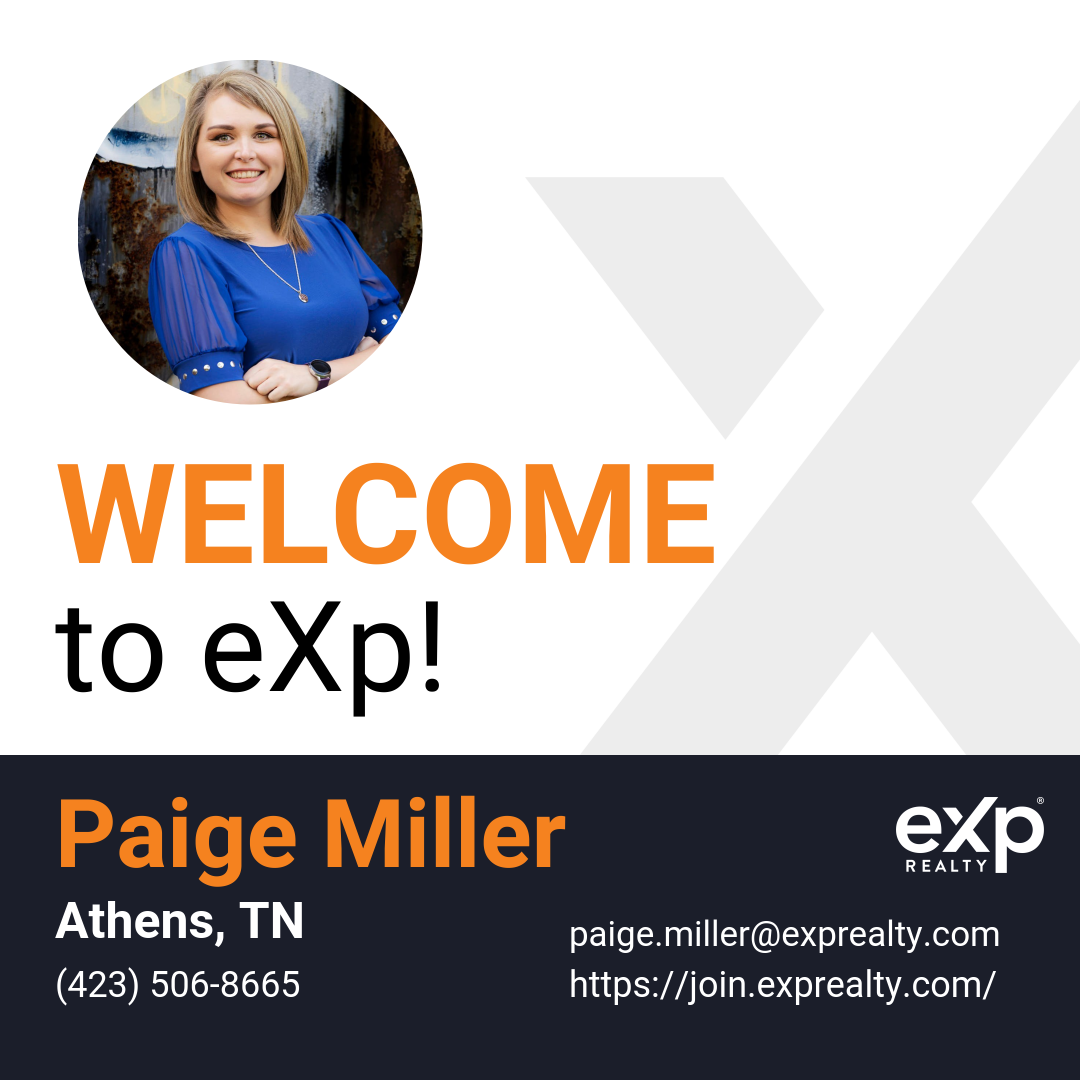 Paige Miller Joined eXp Realty!!