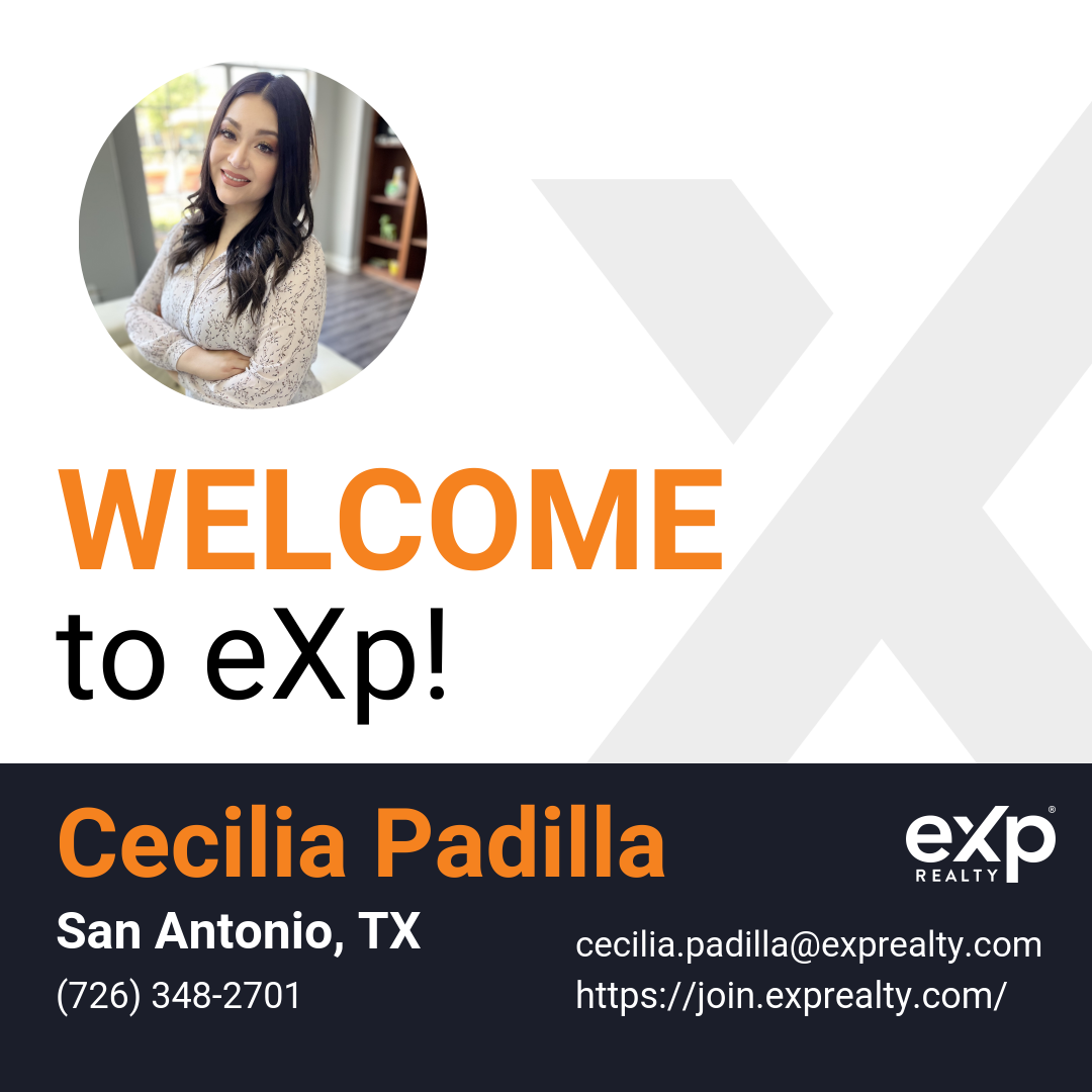 Welcome to eXp Realty Cecilia Padilla!
