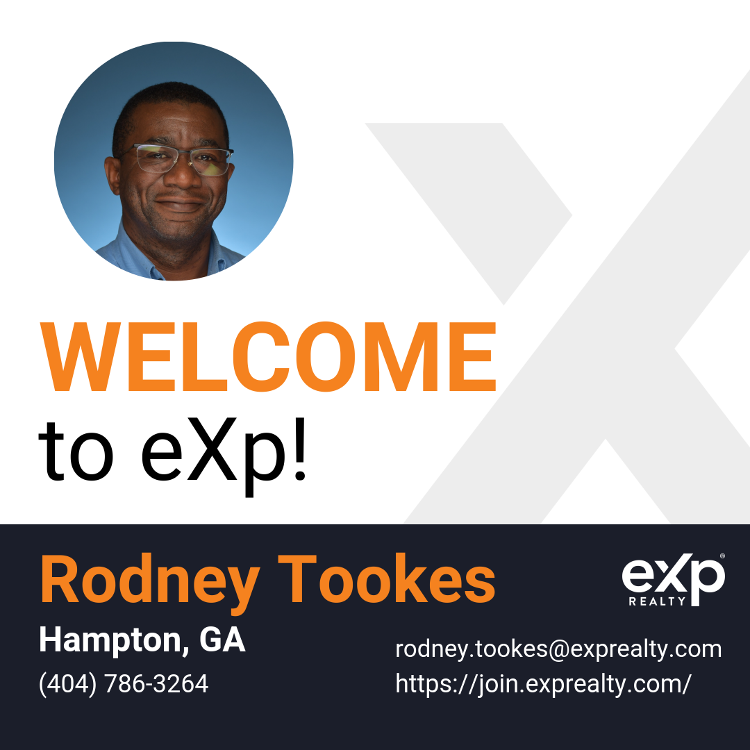 Rodney Tookes Joined eXp Realty!!