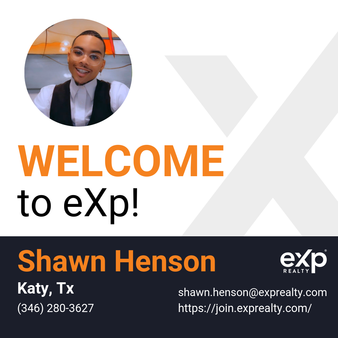 Welcome to eXp Realty Shawn Henson!