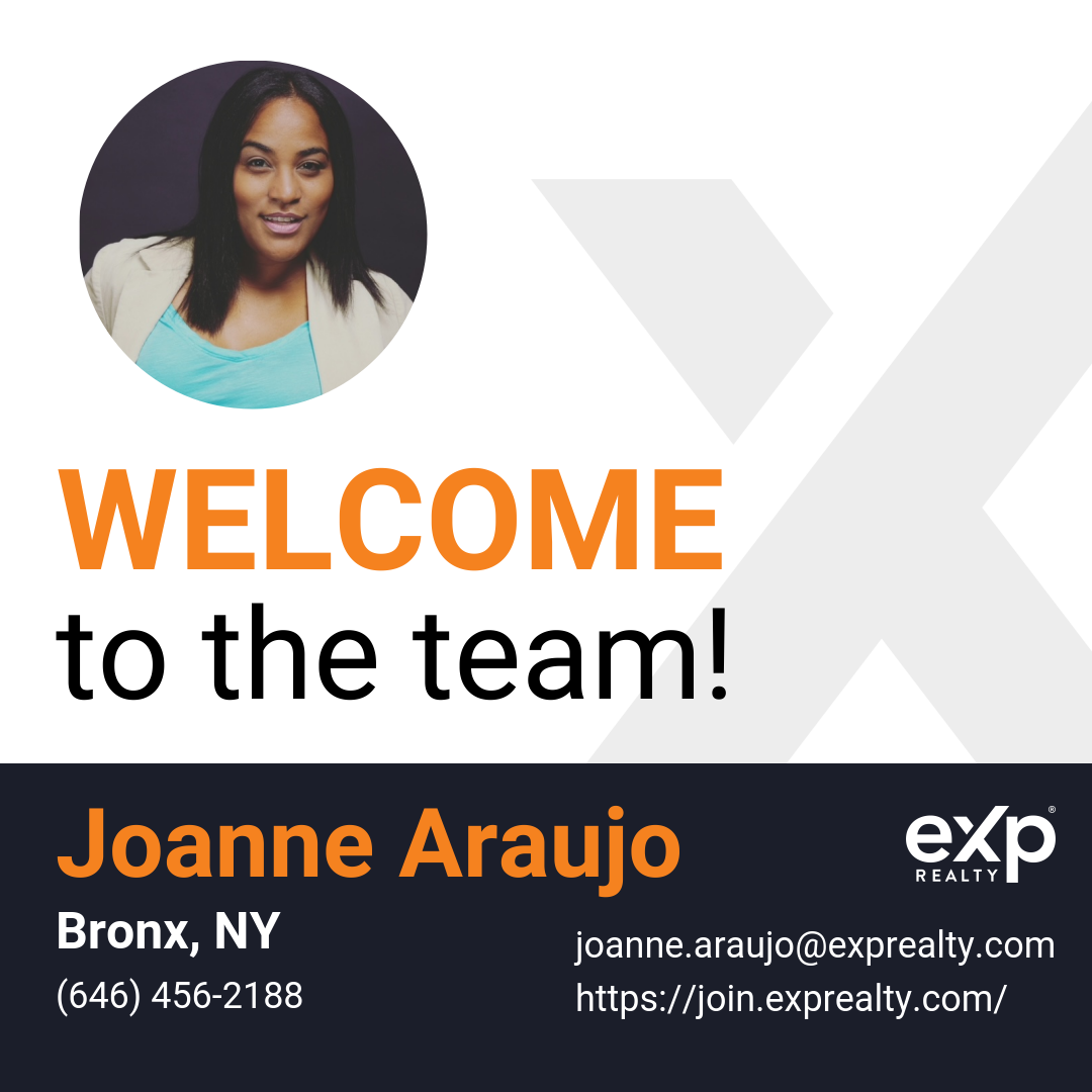 Welcome to eXp Realty Joanne Araujo!