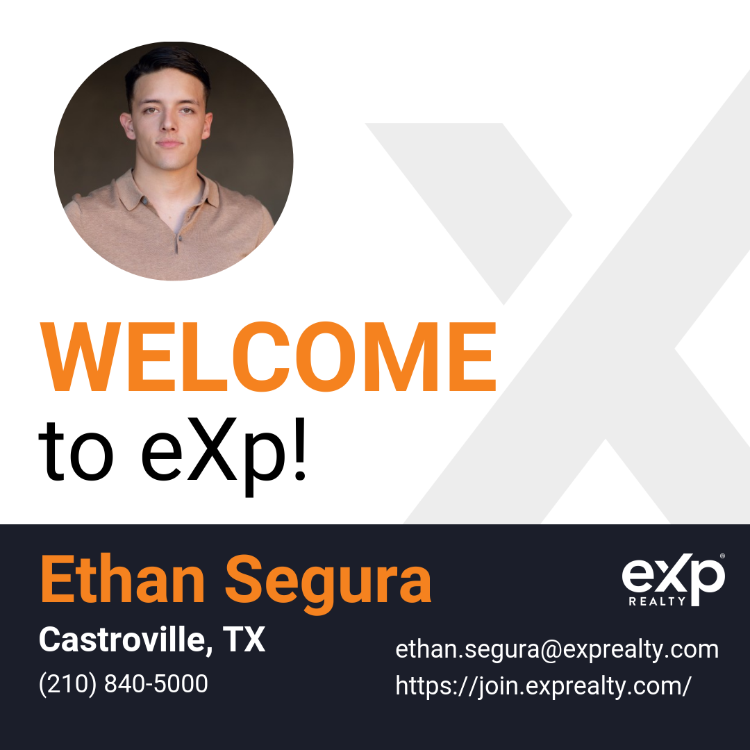 Welcome to eXp Realty Ethan Segura!