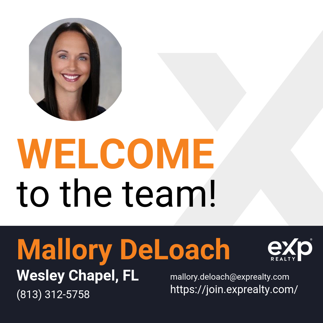 Mallory DeLoach Joined eXp Realty!!