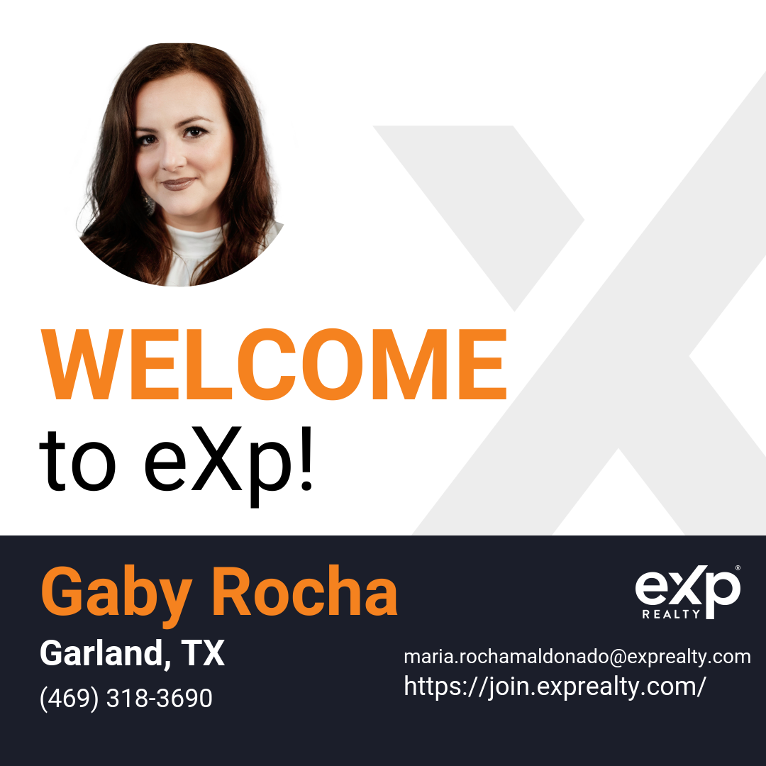 Welcome to eXp Realty Gaby Rocha!