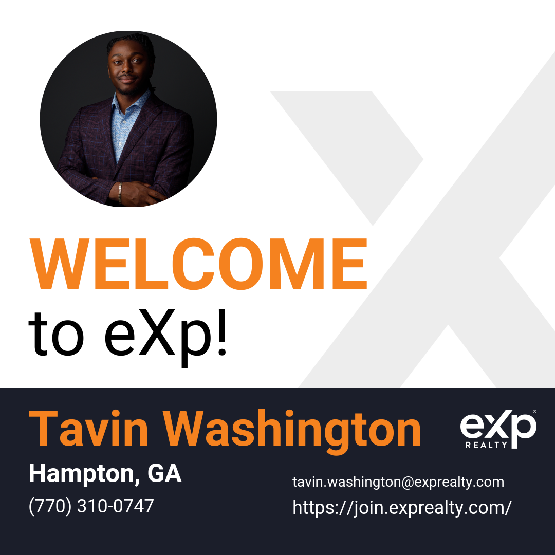 Welcome to eXp Realty Tavin Washington!