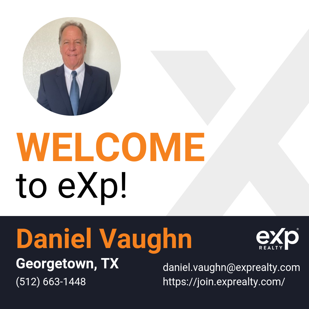 Welcome to eXp Realty Daniel Vaughn!