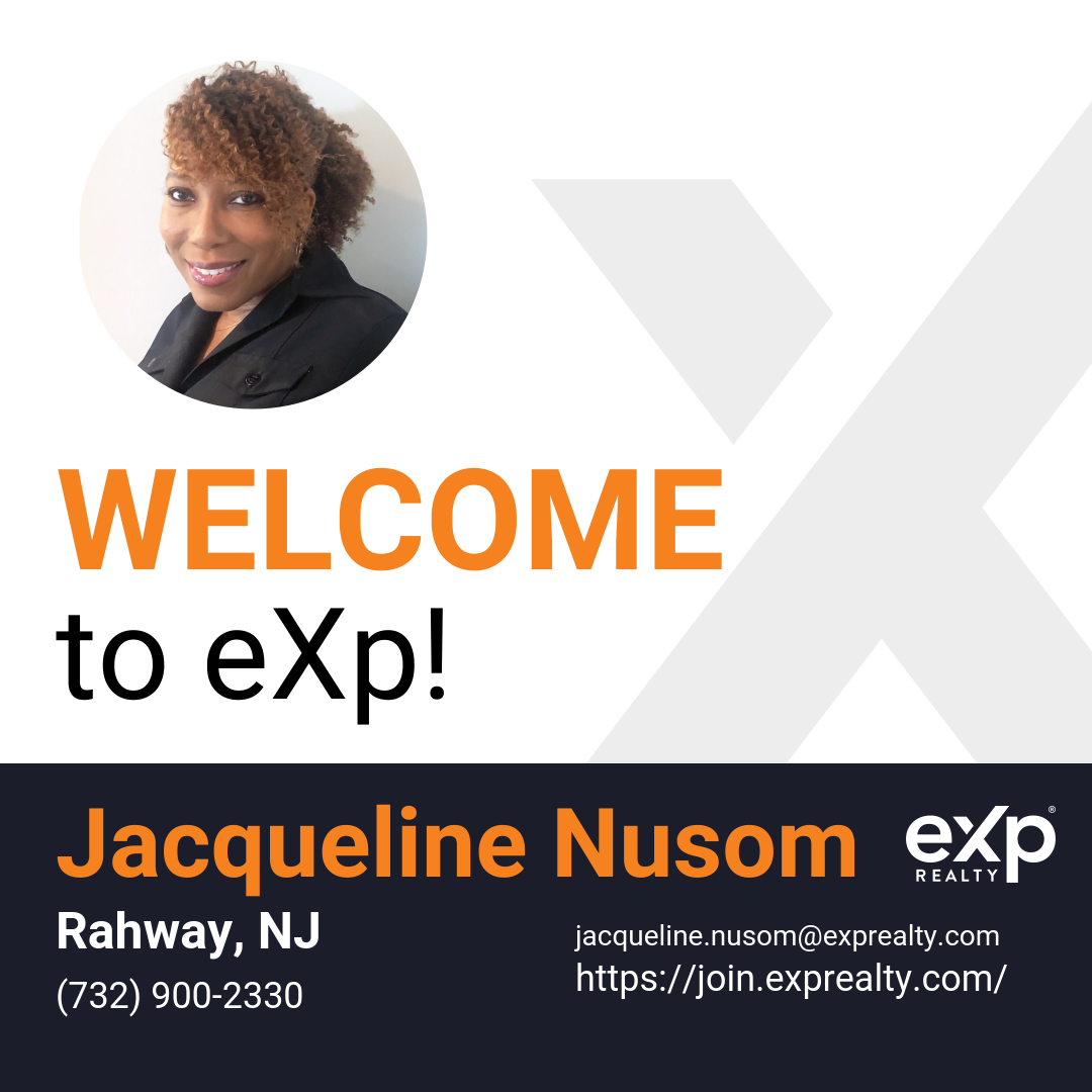 Jacqueline Nusom Joined eXp Realty!!