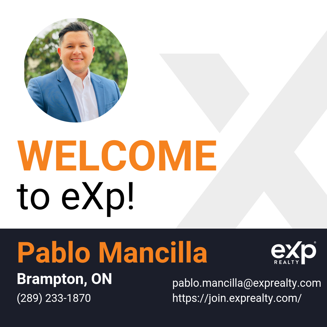 Pablo Mancilla Joined eXp Realty!!